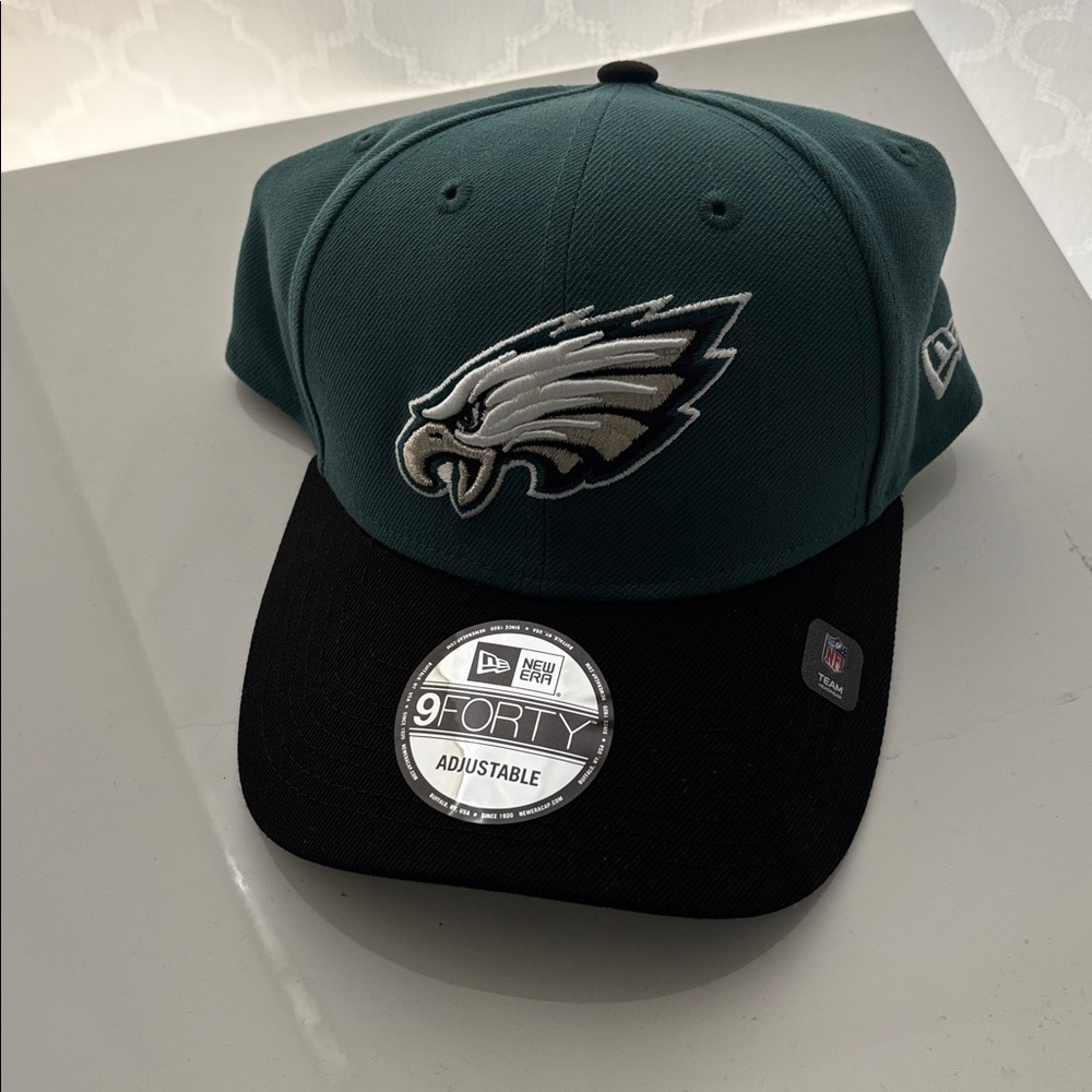 New Era Eagles Teal and Black Cap